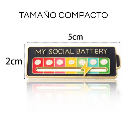 Pin de nivel de batería social