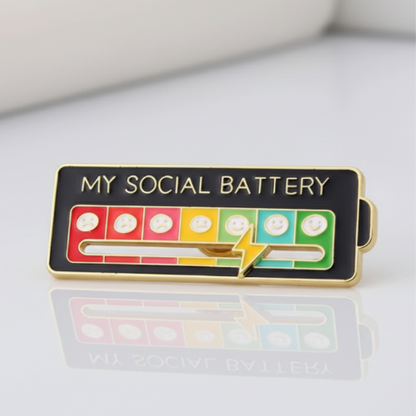 Pin de nivel de batería social